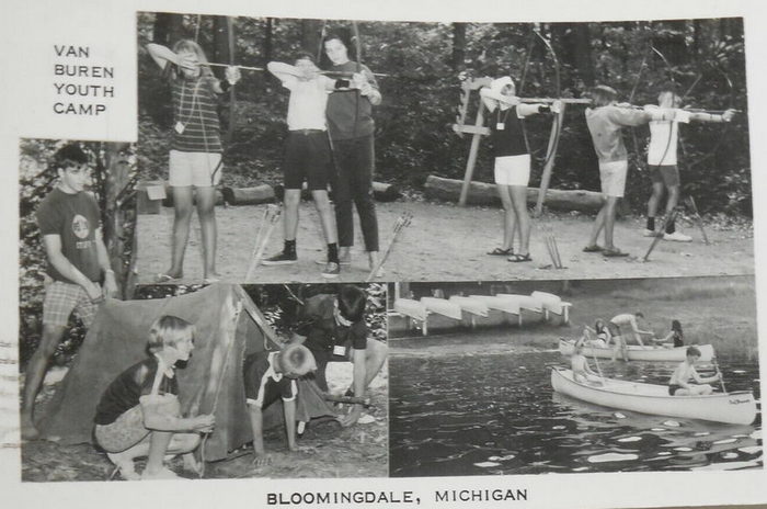 Van Buren Youth Camp - Old Postcard (newer photo)